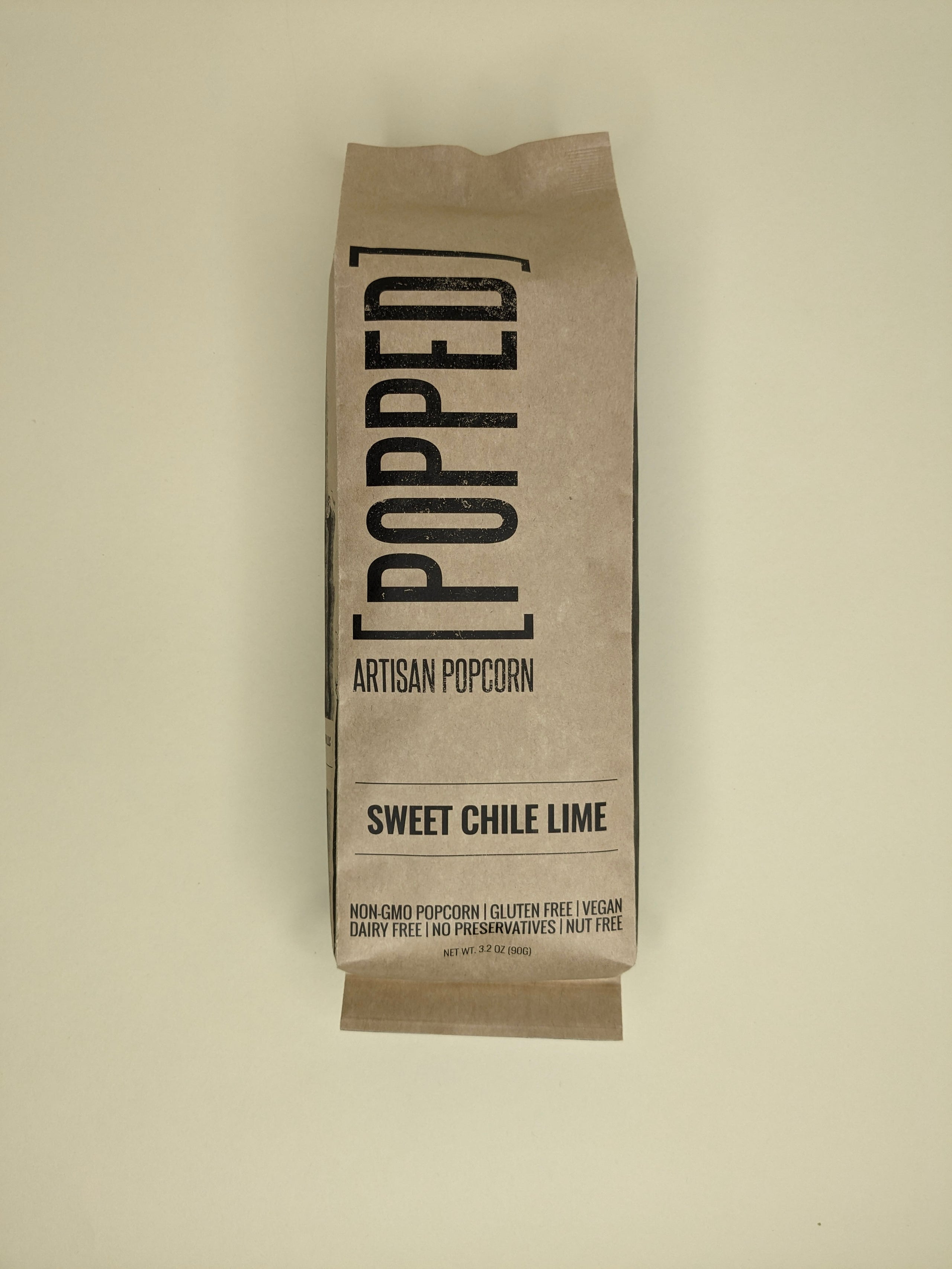 POPPED Artisan Popcorn Sweet Chile Lime Shea cheese